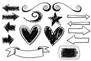 Chalkboard Doodles. Clipart/Brushes, an Illustration by Colors on Paper (Thumbnail 2 of 3)