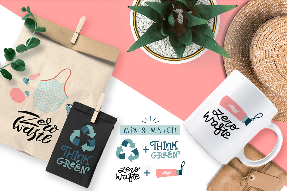 Zero Waste vector collection, an Illustration by Lana Sham (Photo 10 of 11)