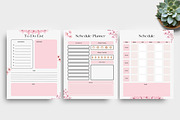 To Do Daily Weekly Monthly Planner, a Stationery Template by Ultimate Template Shop (Thumbnail 3 of 4)