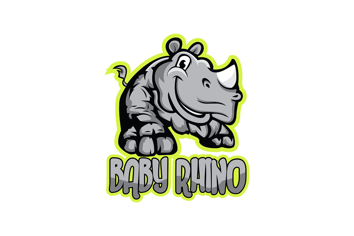 Baby Rhino, a Branding & Logo Template by Studio Grapich88