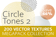 200 Vector CirclesTones Megapack II, a Texture Graphic by invisiblelayer (Thumbnail 1 of 5)