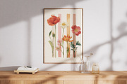 Watercolor Boho Botanical Wall Art, a Poster Template by Pixeness Studio (Thumbnail 2 of 3)