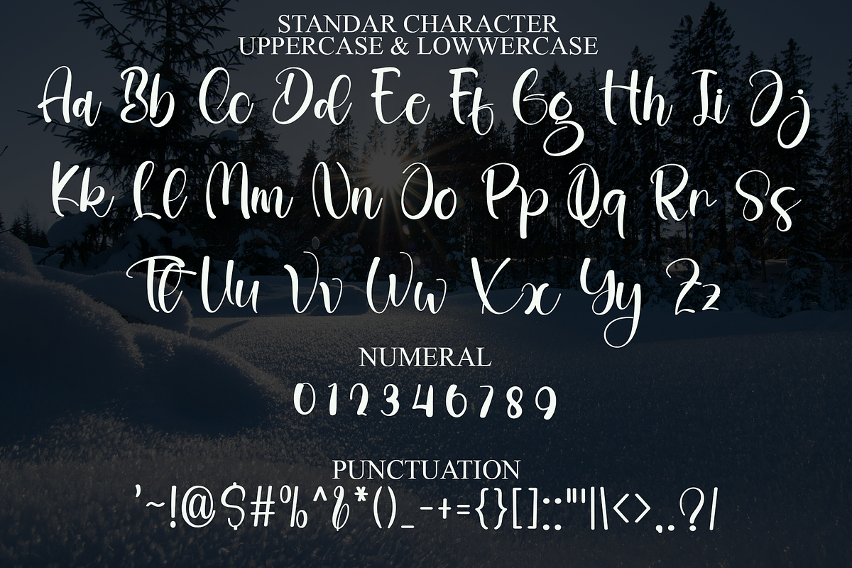 Beautiful Background, a Handwritten Font by FreshTypeINK (Photo 6 of 8)