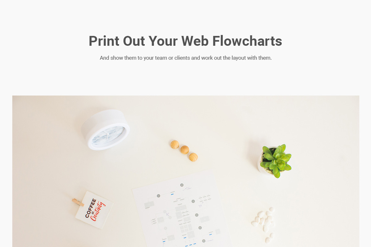 Wireflow Flowcharts, a Wireframe Template by Web Donut (Photo 13 of 14)