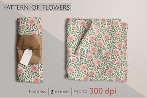 Seamless Rose Floral Pattern