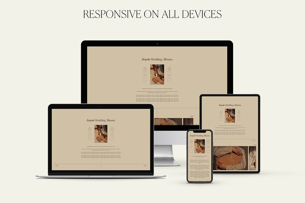 Earthy | Album Guide Webpage, a Marketing Template by Studio Leelou (Photo 6 of 10)