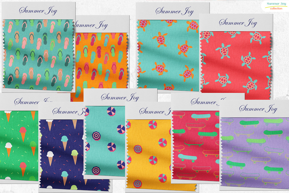Summer Joy - Seamless Patterns, a Pattern Graphic by InaCorart (Photo 6 of 8)