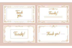 Thank you cards design. Thanks card, an Illustration by Valerie Bodnar