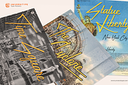 UT Lights Inn - A Retro Script, a Script Font by Universitype (Thumbnail 3 of 7)