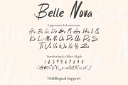Belle Nova - Stylish Brush Font, a Handwritten Font by Dm Studio (Thumbnail 9 of 10)