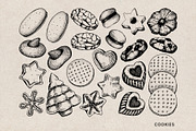 Bakery Illustrations Vector Bundle, a Food Illustration by Yevheniia (Thumbnail 6 of 10)