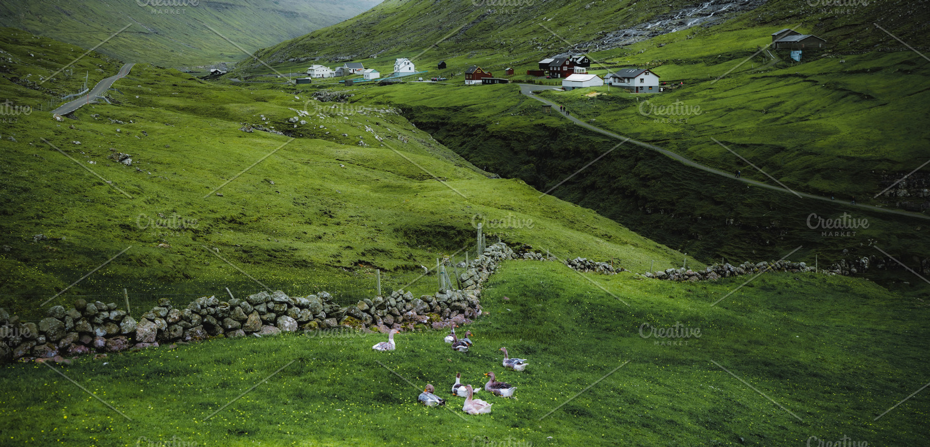 Village on Streymoy. Faroe Islands, a Nature Photo by Shootdiem