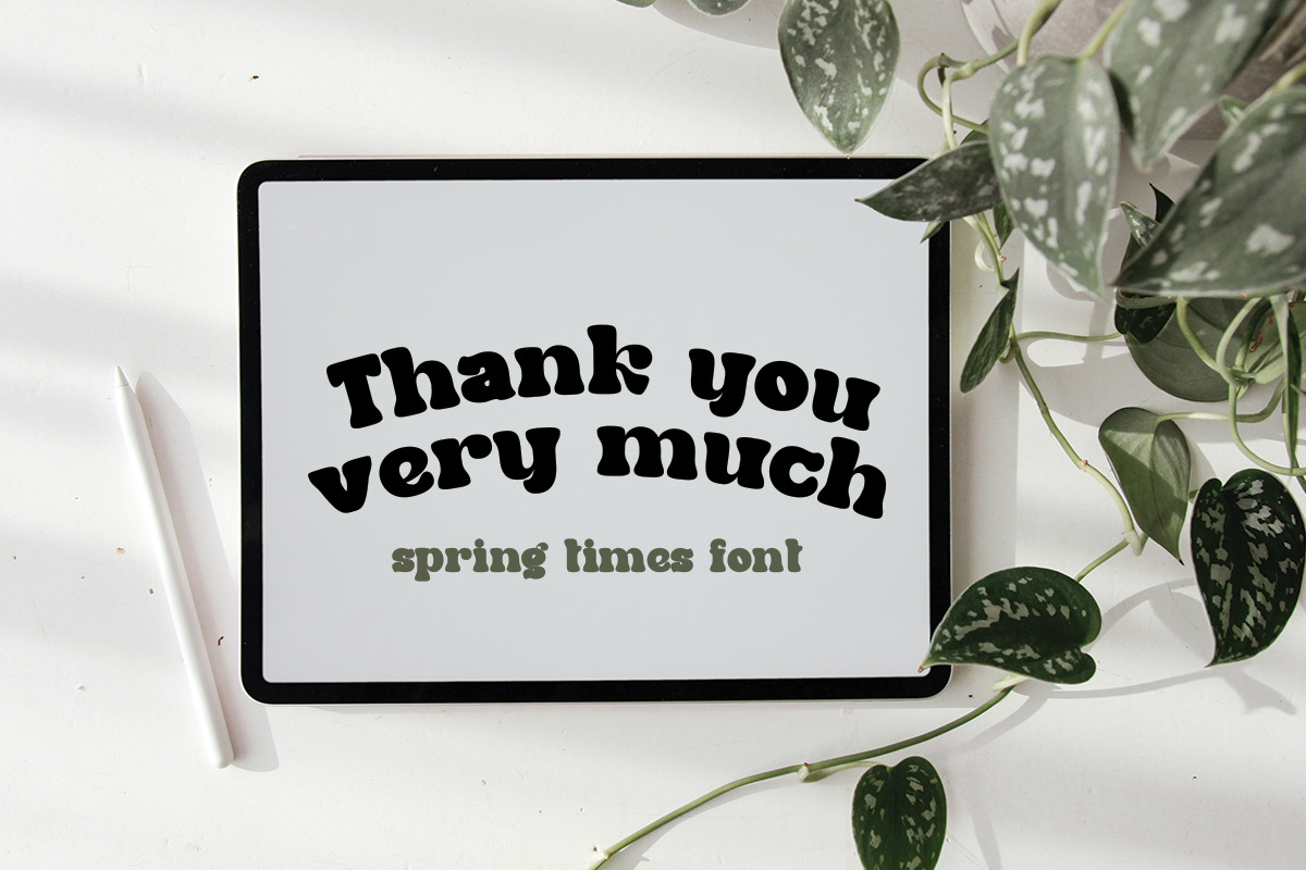 Spring Times, a Blackletter Font by Bramcreative (Photo 3 of 10)