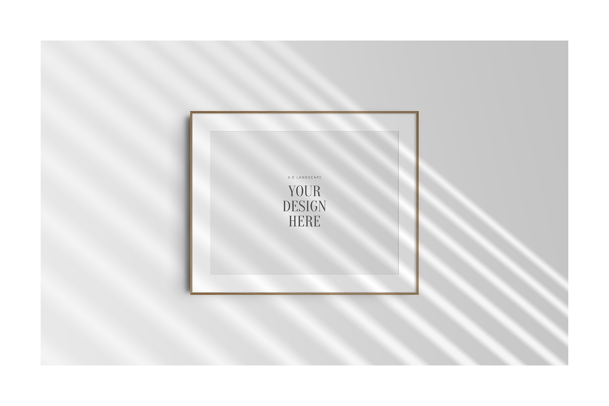 Frame Mockup 4:5 Landscape, a Mockup by DESIGN BY nube (Photo 10 of 15)