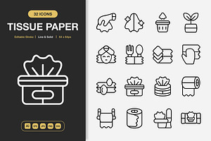 Tissue Paper Icons