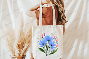 Watercolor Wildflower Clipart, an Illustration by Dream Creation (Thumbnail 10 of 11)
