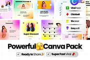 Influencer Canva Templates For IG, a Social Media Template by Virall (Thumbnail 3 of 10)
