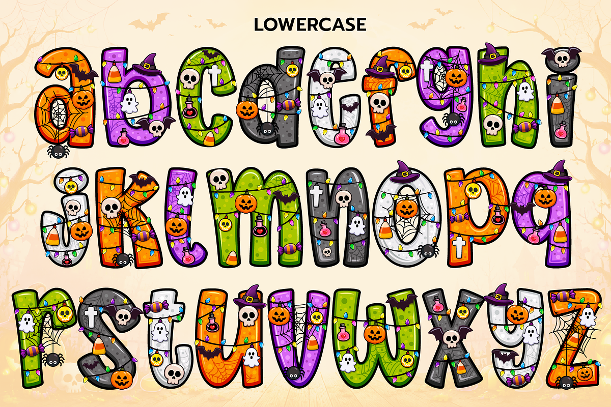 Halloween Parade - Color SVG Font, a Symbol Font by BBtypeStudios (Photo 8 of 10)