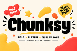 Chunksy: Display Font