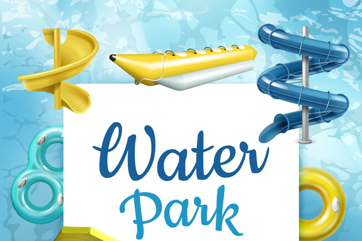 Big Vector Waterpark Set, a Person Illustration by Zonda