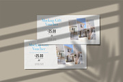 Gift Voucher Mockup, a Print Template by lamorastudio (Thumbnail 2 of 12)