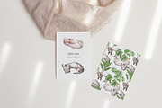 Cute Ferrets+patterns, an Animal Illustration by TheCuteShop (Thumbnail 7 of 8)