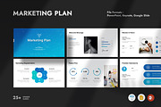 Marketing Plan Presentation, a Presentation Template by slidestock55 (Thumbnail 1 of 6)