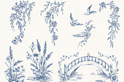 Vintage Swan Lake Clipart Collection, an Animal Illustration by Eyeinspire (Thumbnail 7 of 8)