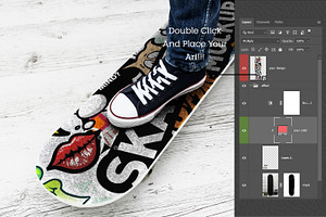 Skateboard Mockup 32