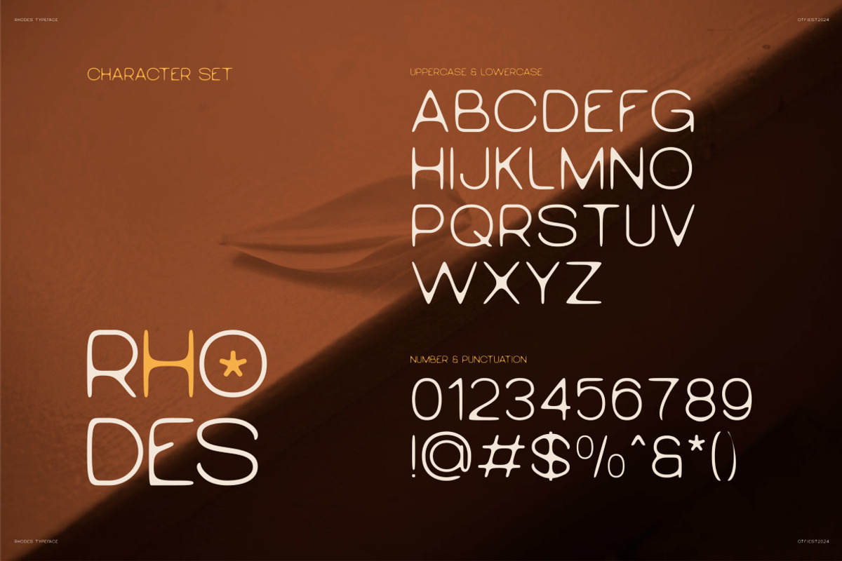 Rhodes Creative Sans Serif Font, a Sans Serif Font by Catalystco Studio (Photo 2 of 7)
