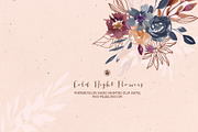 Cold Night Flowers, a Decorative Illustration by Webvilla Studio (Thumbnail 4 of 6)