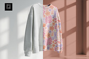 Unisex Sweatshirt Floating Mockup, a Hoody Mockup by 1001 mockups (Thumbnail 1 of 9)