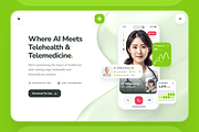 osler: AI Telehealth Website, a Landing Page Template by strangehelix.bio (Thumbnail 4 of 10)