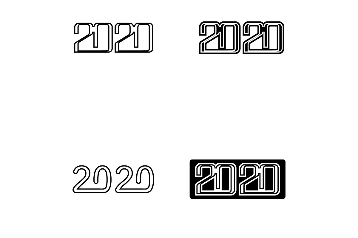 2020 new year vector and symbol temp, a Graphic by LOGOCREATIVE