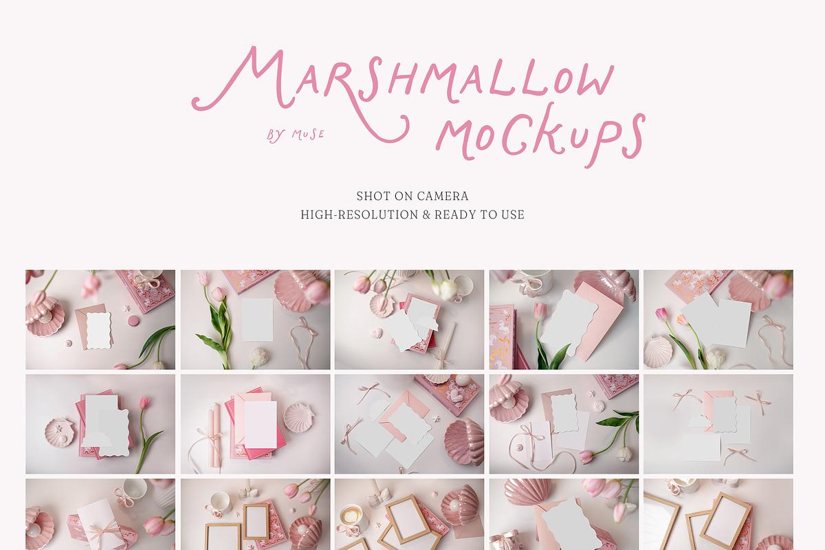 Marshmallow Frame & Card Mockups, a Product Mockup by Muse Mockups (Photo 12 of 13)