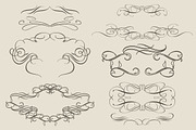 Hand drawn vintage ornaments set, an Object Graphic by FleurArt (Thumbnail 7 of 10)