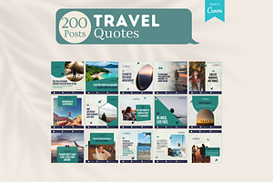 Travel Posts- Canva Templates