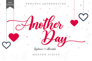 Another Day | Modern Script