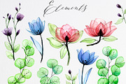 Wild roses. Watercolor flowers., a Decorative Illustration by made by Tanya (Thumbnail 6 of 7)