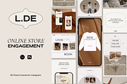 Online Store Engagement Kit CANVA PS, a Social Media Template by Kimo Studio (Thumbnail 1 of 13)