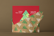 Christmas Cards & Patterns, a Card Template by Tkoko vectors & patterns (Thumbnail 3 of 12)