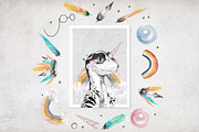 BABY DINOS watercolor set, an Animal Illustration by Natali Smolova (Thumbnail 5 of 12)
