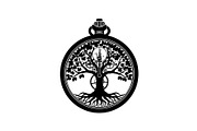 Steampunk Tree of Life Symbol Bundle, an Illustration by yasushie (Thumbnail 21 of 31)