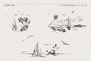 Summer Vacation Beach Collection, a Seasonal Illustration by TheMountBirdStudio (Thumbnail 4 of 21)