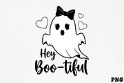 Hey Boo-tiful Ghost SVG PNG, an Illustration by CrexoraLab (Thumbnail 1 of 4)