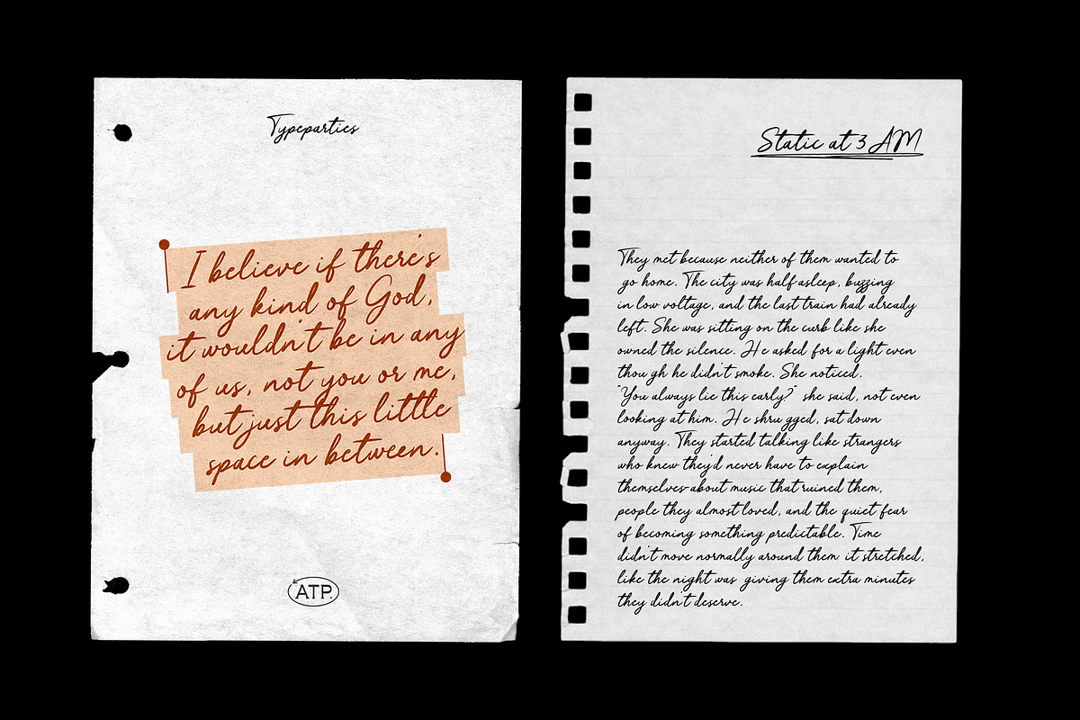 Mailyard - Script Font, a Script Font by Typeparties (Photo 3 of 8)