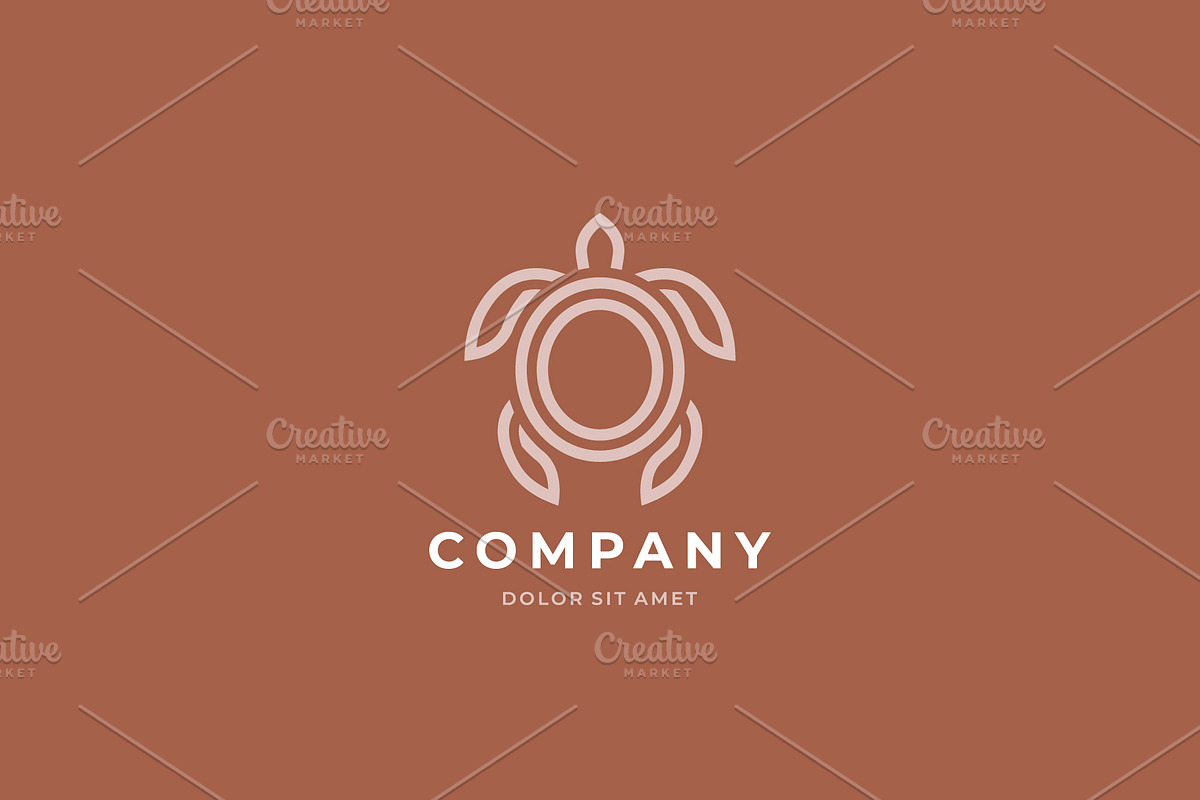Turtle logo design., a Branding & Logo Template by lettett