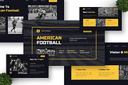 American Football - Rugby Powerpoint, a Presentation Template by Deepslide Studio (Thumbnail 2 of 6)
