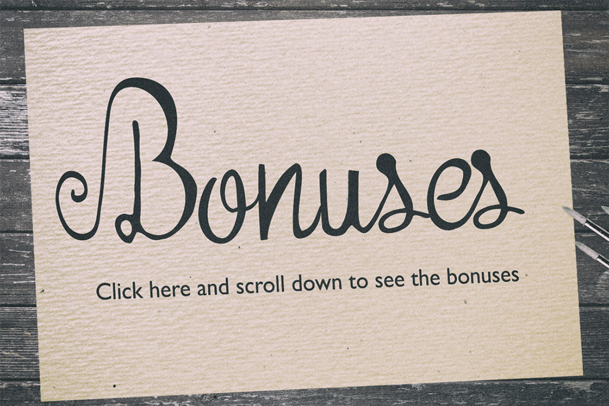 Valentina Typeface + Extras preview 4