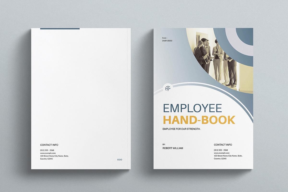 Employee Handbook Template, a Brochure Template by E-Type (Photo 7 of 7)